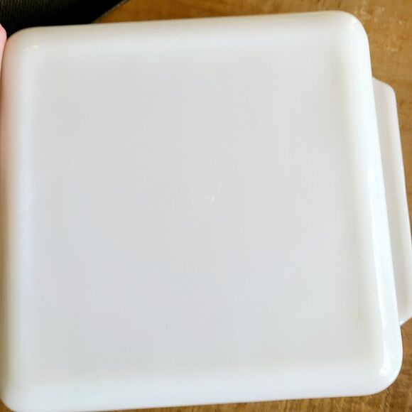 Vintage Anchor Hocking Fire King CANDLE GLOW 8x8 Square Dish 435 - Picture 4 of 6